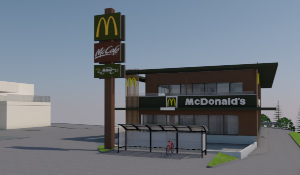 Neubau McDonald's Restaurant in Hendschiken