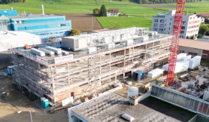 Leimerepark Aarberg - der Rohbau ist soweit fertig