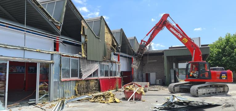 2. Bauetappe Abbruch